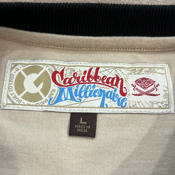 Y2K Caribbean Millionaire Size Large Shirt - Picture 4 of 8
